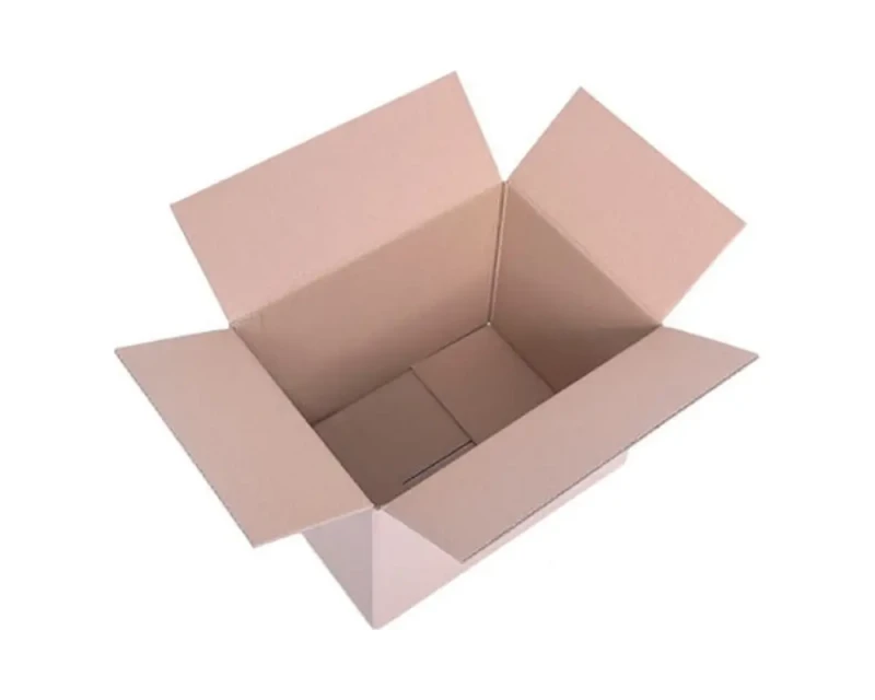 Karton klapowy o wymiarach 300x300x80mm, wykonany z szarej 3-warstwowej tektury falistej (fala B) o gramaturze 360 g/m². Konstrukcja F201 ułatwia szybkie składanie, a solidna tektura zapewnia skuteczną ochronę zawartości.