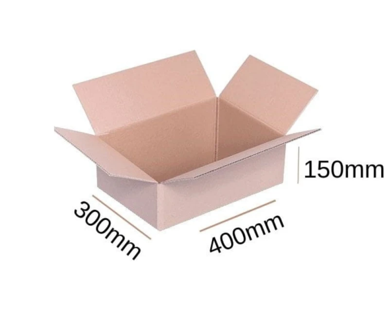 Szary karton klapowy wykonany z 3-warstwowej tektury o fali B. Klasyczna konstrukcja przystosowana do wysyłki paczkomatowej w gabarycie B.