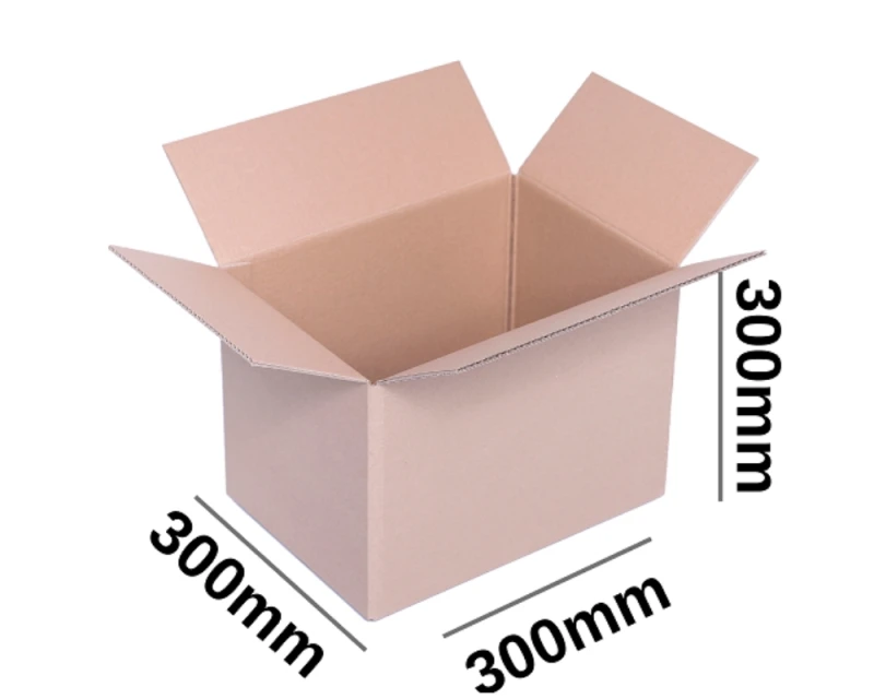 Szary karton klapowy o wymiarach zewnętrznych 306x306x309 mm, wykonany z 3-warstwowej tektury falistej (fala B) o gramaturze 380 g/m². Konstrukcja F201 umożliwia łatwe składanie, a trwała tektura zapewnia skuteczną ochronę zawartości.