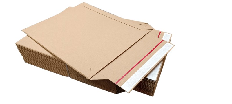 Tekturowa koperta z paskiem klejowym o wymiarach 335x250x70 mm, wykonana z 3-warstwowej tektury o fali E. Zrywka umożliwia szybkie i łatwe otwieranie bez użycia narzędzi. Gładka powierzchnia pozwala na personalizację nadrukiem.