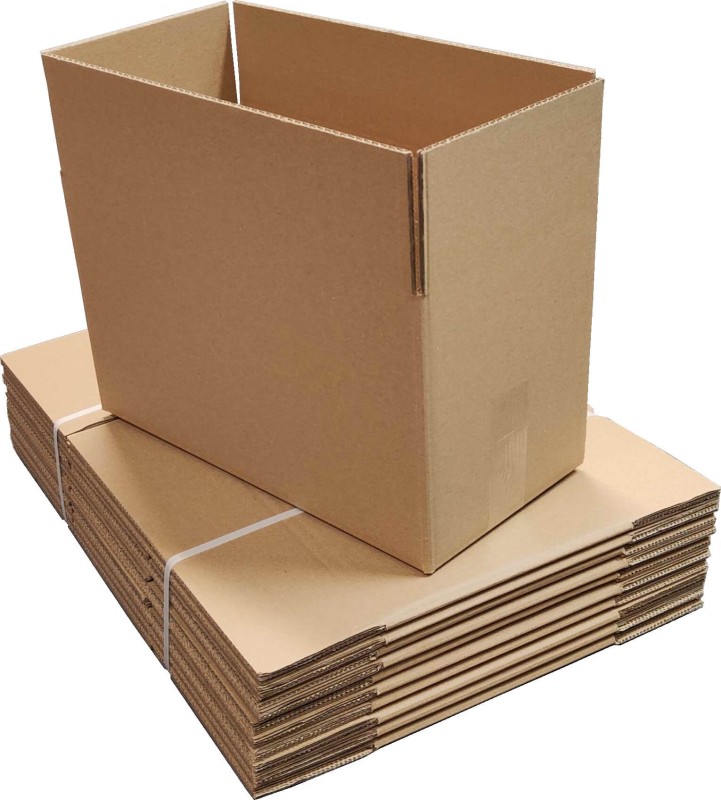 Szary karton klapowy wykonany z pięciowarstwowej tektury o fali BC. Opakowanie posiada klasyczną, solidną konstrukcje idealną do pakowania cięższych produktów.