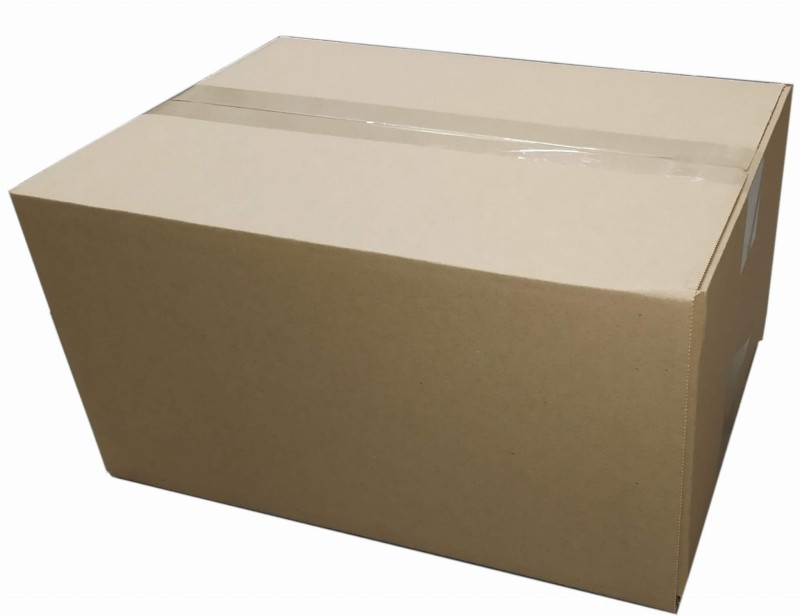 Szary karton klapowy o wymiarach 235x180x155mm, wykonany z wytrzymałej, 3-warstwowej tektury falistej (fala B) o gramaturze 380 g/m². Pudełko posiada konstrukcję F201 i zapewnia solidną ochronę podczas transportu.