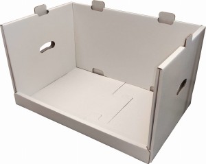 Tekturowy stand modułowy 555x370x318 mm 920g/m2