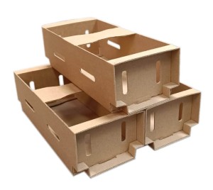 Koszyczek, nosidełko, kobiałka, łubianka 270x112x80 mm 4680szt. 385g/m2