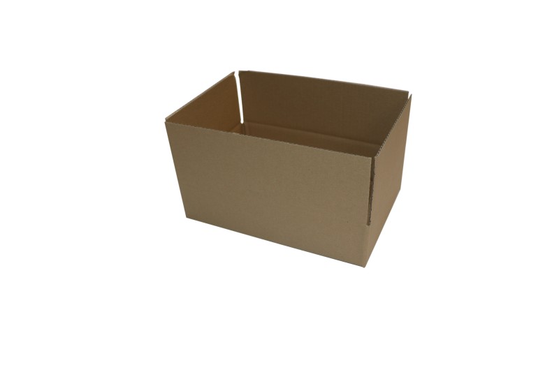 Szary karton klapowy o wymiarach 300x200x70 mm, wykonany z 3-warstwowej tektury falistej (fala B) o gramaturze 355 g/m². Konstrukcja F201 ułatwia szybkie składanie i pakowanie, zapewniając jednocześnie skuteczną ochronę produktów podczas transportu.