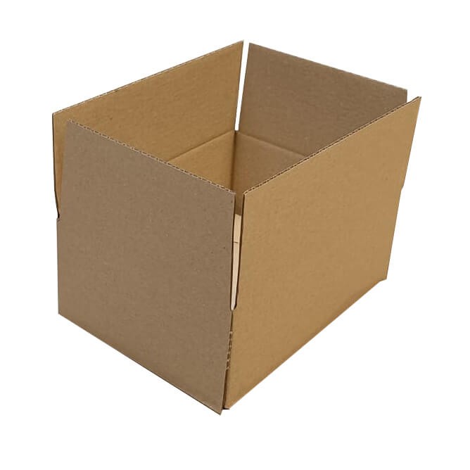 Szare, kartonowe pudełko o wymiarach zewnętrznych 200x150x80 mm, wyposażone w praktyczne, automatyczne dno. Wykonane z 3-warstwowej tektury. Pudełko zapewnia estetyczne i szybkie pakowanie.