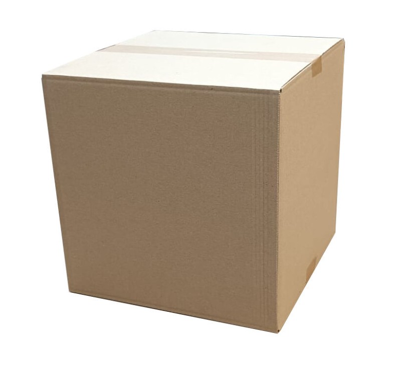 Szary karton klapowy o wymiarach zewnętrznych 306x306x309 mm, wykonany z 3-warstwowej tektury falistej (fala B) o gramaturze 380 g/m². Konstrukcja F201 umożliwia łatwe składanie, a trwała tektura zapewnia skuteczną ochronę zawartości.