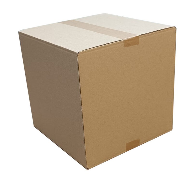 Szary karton klapowy o wymiarach zewnętrznych 306x306x309 mm, wykonany z 3-warstwowej tektury falistej (fala B) o gramaturze 380 g/m². Konstrukcja F201 umożliwia łatwe składanie, a trwała tektura zapewnia skuteczną ochronę zawartości.