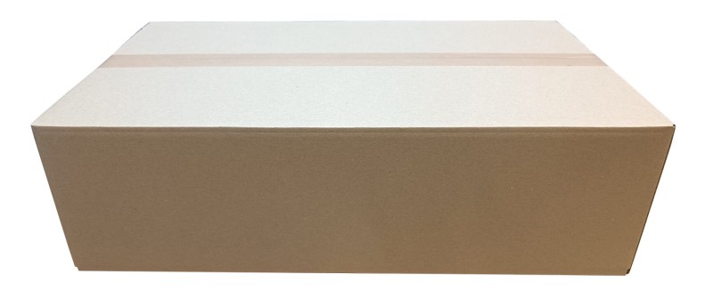 Szary karton klapowy o wymiarach 640x380x190 mm, wykonany z 3-warstwowej tektury (fala B) o gramaturze 410 g/m². Duża pojemność pozwala na pakowanie różnych produktów, a prosty system składania umożliwia szybkie przygotowanie przesyłki.