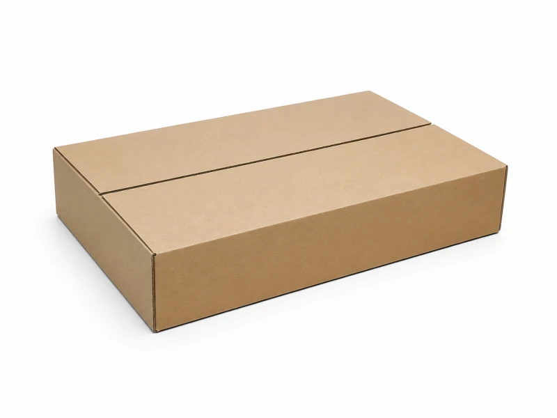 Karton klapowy 600x400x200 mm z 5-warstwowej tektury falistej BC. Solidny, trwały i odporny na uszkodzenia. Idealny do przeprowadzek, wysyłki i magazynowania. Naturalny szaro-szary kolor tektury.