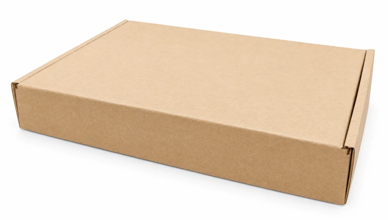 Karton fasonowy o wymiarach 320x220x50 mm, wykonany z 3-warstwowej tektury (fala B, gramatura 340 g/m²). Pudełko jest łatwe do złożenia i nie wymaga użycia taśmy czy kleju, co pozwala na szybkie i ekonomiczne pakowanie.