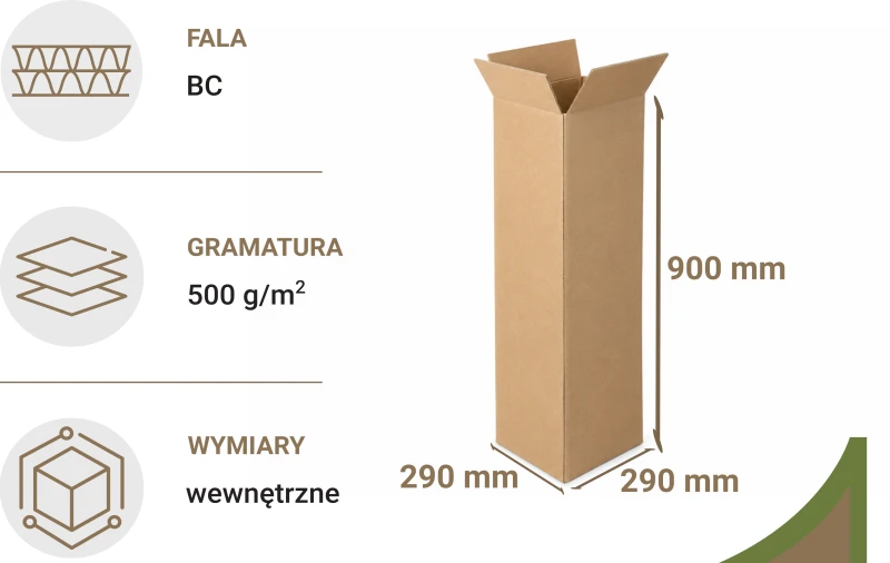 Otwarty karton wysyłkowy na białym tle
